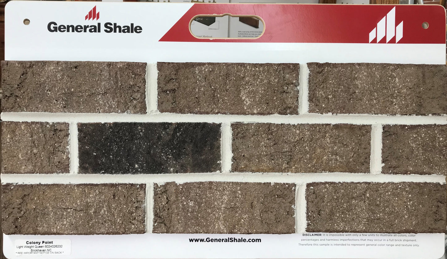 Colony Point Queen Brick - General Shale
